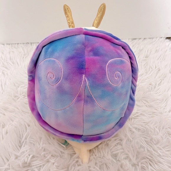 Squishmallows Elysa the Snail Purple Tie Dye 8” - Picture 3 of 3